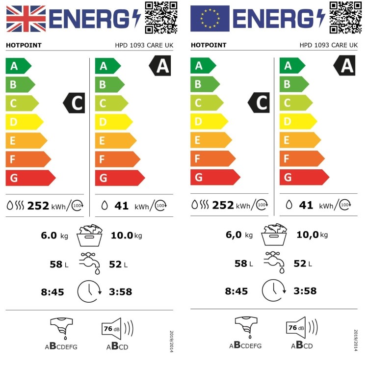 Hotpoint FabricCare 10kg wash 6kg dry 1400rpm Washer Dryer - White
