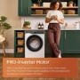 Refurbished Hotpoint FabricCare 9kg Wash 6kg Dry 1400rpm Washer Dryer - Black