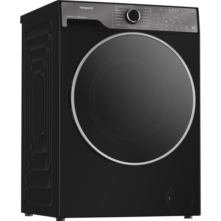 Refurbished Hotpoint FabricCare 9kg Wash 6kg Dry 1400rpm Washer Dryer - Black