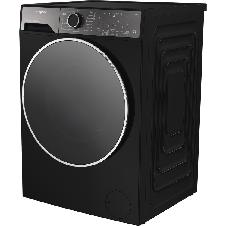 Refurbished Hotpoint FabricCare 9kg Wash 6kg Dry 1400rpm Washer Dryer - Black