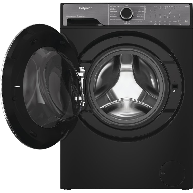 Refurbished Hotpoint FabricCare 9kg Wash 6kg Dry 1400rpm Washer Dryer - Black
