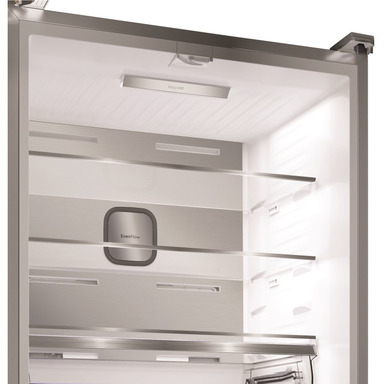 Hotpoint 510 Litre French Style American Fridge Freezer - Dark Inox