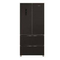 Hotpoint 510 Litre French Style American Fridge Freezer - Inox