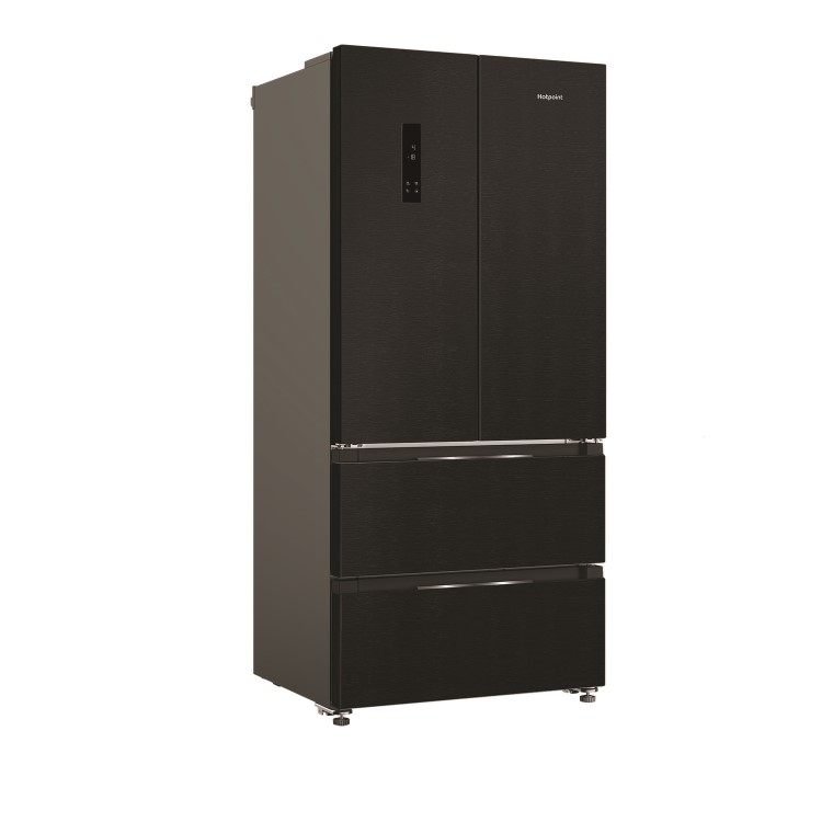 Hotpoint 510 Litre French Style American Fridge Freezer - Inox