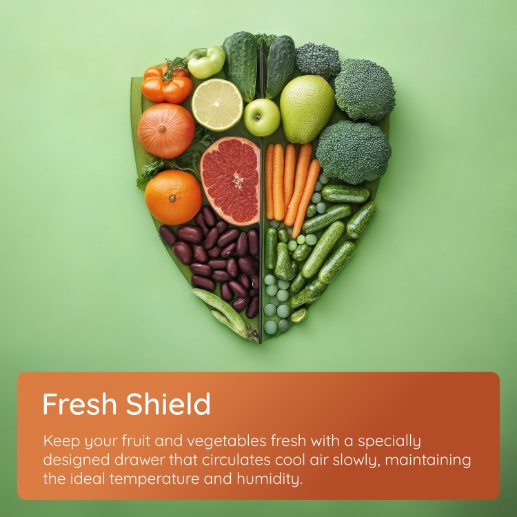 Hotpoint 510 Litre French Style American Fridge Freezer - Inox