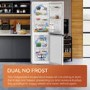Hotpoint 578 Litre Side-By-Side American Fridge Freezer - Stainless Steel