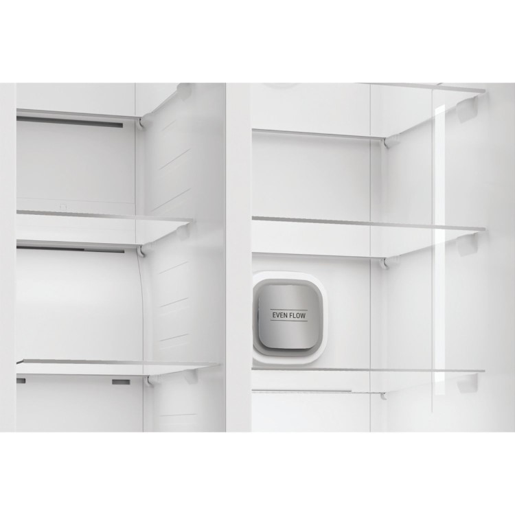 Hotpoint 571 Litre Side By Side American Fridge Freezer - Stainless Steel