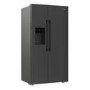 Hotpoint 571 Litre Side By Side American Fridge Freezer - Stainless Steel