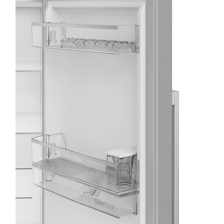 Hotpoint 588 Litre Side-By-Side American Fridge Freezer - Stainless Steel