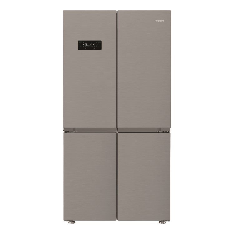 Hotpoint 572 Litre Four Door American Fridge Freezer - Inox