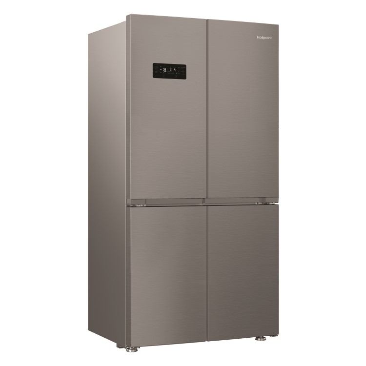 Hotpoint 572 Litre Four Door American Fridge Freezer - Inox