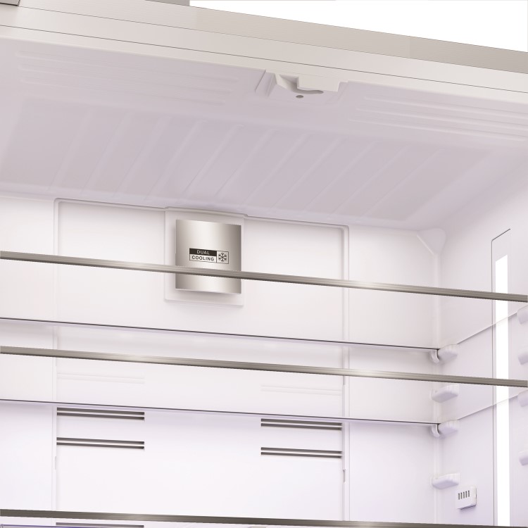 Hotpoint 572 Litre Four Door American Fridge Freezer - Inox