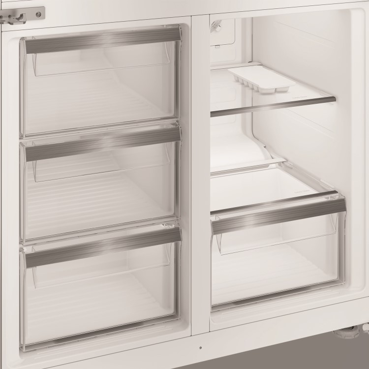 Hotpoint 572 Litre Four Door American Fridge Freezer - Inox