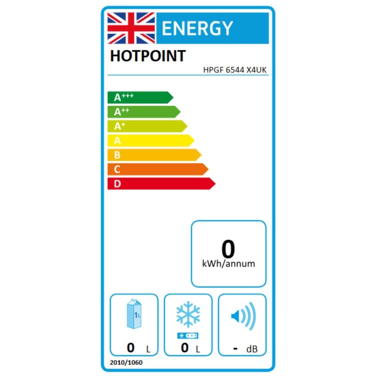 Hotpoint 572 Litre Four Door American Fridge Freezer - Inox