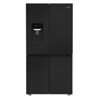 Hotpoint 565 Litre Four Door American Fridge Freezer - Dark Inox