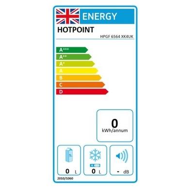 Refurbished Hotpoint HPGF 6564 XK4UK Total No Frost American Fridge Freezer with Fresh Shield - Dark Inox