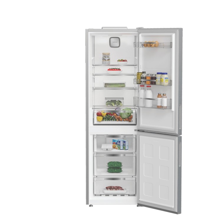 Hotpoint 316 Litre 60/40 Freestanding Fridge Freezer - Stainless Steel