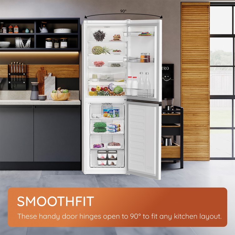 Hotpoint 316 Litre 60/40 Freestanding Fridge Freezer - Stainless Steel