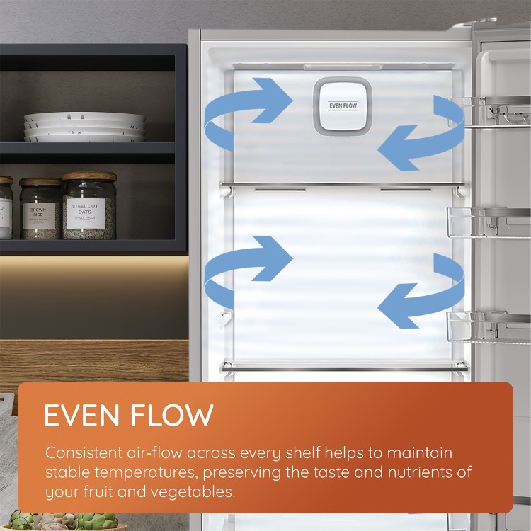 Hotpoint 316 Litre 60/40 Freestanding Fridge Freezer - Dark Silver