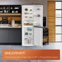 Refurbished Hotpoint 355 Litre 70/30 Freestanding Fridge Freezer - Silver
