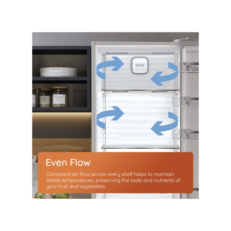 Hotpoint 357 Litre 70/30 Freestanding Fridge Freezer - Inox