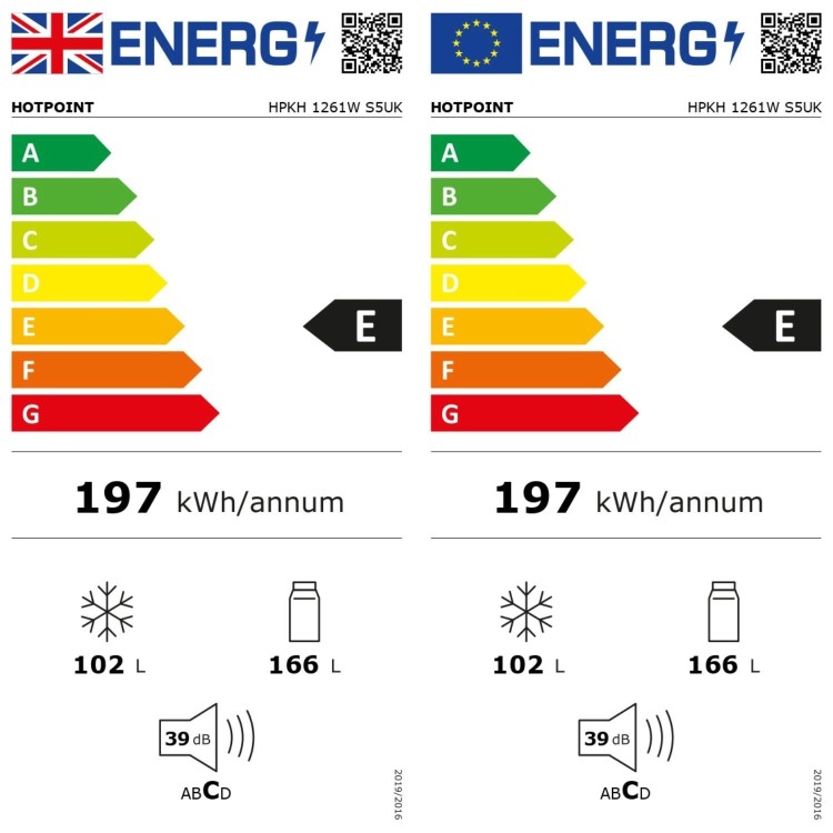 Hotpoint 317 Litre 50/50 Freestanding Fridge Freezer with VitalCare - Silver