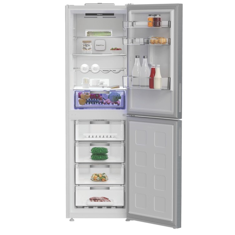 Hotpoint 317 Litre 50/50 Freestanding Fridge Freezer with VitalCare - Silver
