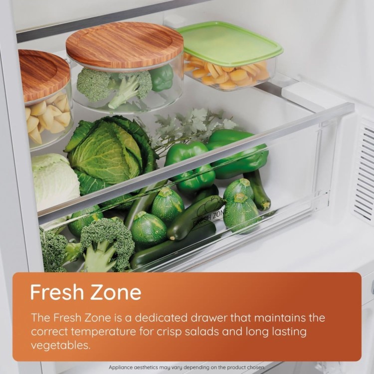 Hotpoint 268 Litre 50/50 Freestanding Fridge Freezer with Water Dispenser - Silver