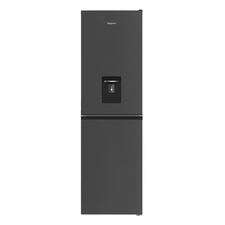 Hotpoint 268 Litre 50/50 Freestanding Fridge Freezer - Dark Stainless Steel