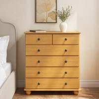 Pine Chest of 6 Drawers - Hampton Pine Chest of 6 Drawers - Hampton