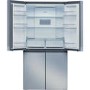 Hotpoint 594 Litre Four Door American Fridge Freezer - Stainless Steel Look