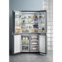 Hotpoint 594 Litre Four Door American Fridge Freezer - Stainless Steel Look