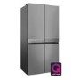 Hotpoint HQ9E1L American-style Frost Free Fridge Freezer With Touch Controls - Stainless Steel Look