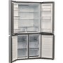 Hotpoint HQ9E1L American-style Frost Free Fridge Freezer With Touch Controls - Stainless Steel Look