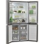 Hotpoint HQ9E1L American-style Frost Free Fridge Freezer With Touch Controls - Stainless Steel Look