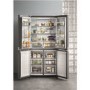 Hotpoint HQ9E1L American-style Frost Free Fridge Freezer With Touch Controls - Stainless Steel Look