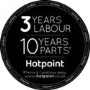Hotpoint HQ9E1L American-style Frost Free Fridge Freezer With Touch Controls - Stainless Steel Look