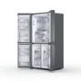 Hotpoint 592 Litre Four Door American Fridge Freezer - Inox