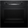 Refurbished Bosch Series 4 Electric Single Oven - HQA534BB3B built-in/under single oven in Black