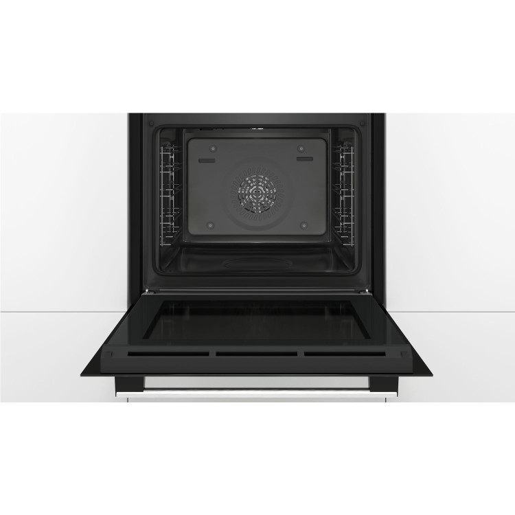 Refurbished Bosch Series 4 HQA574BS3B 60cm Single Built In Electric Oven Stainless Steel