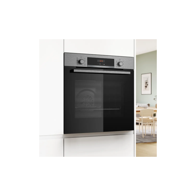 Bosch Series 4 HQA574BS3B Electric Self Cleaning Single Oven - Stainless