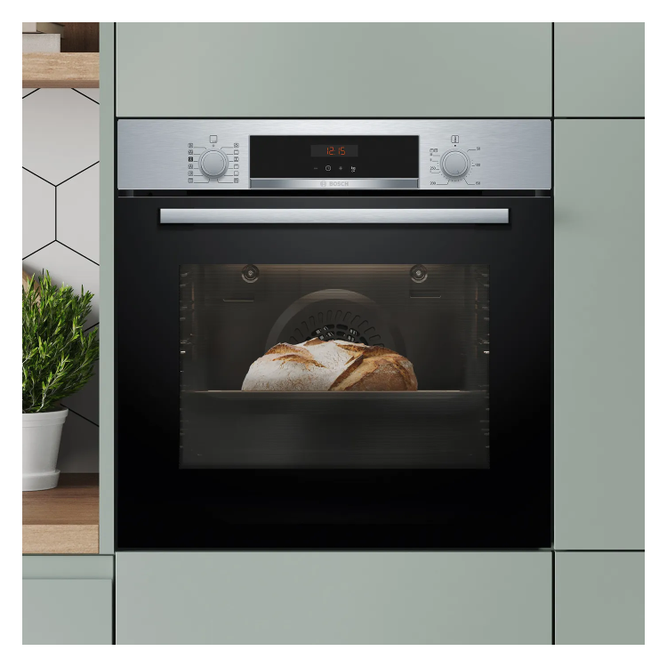 Bosch Series 4 HQA574BS3B Electric Self Cleaning Single Oven - Stainless