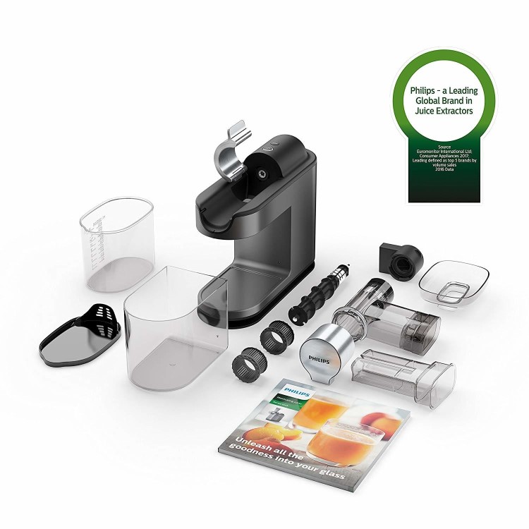 Philips HR1947/31 Avance Collection Masticating Slow Juicer - Silver