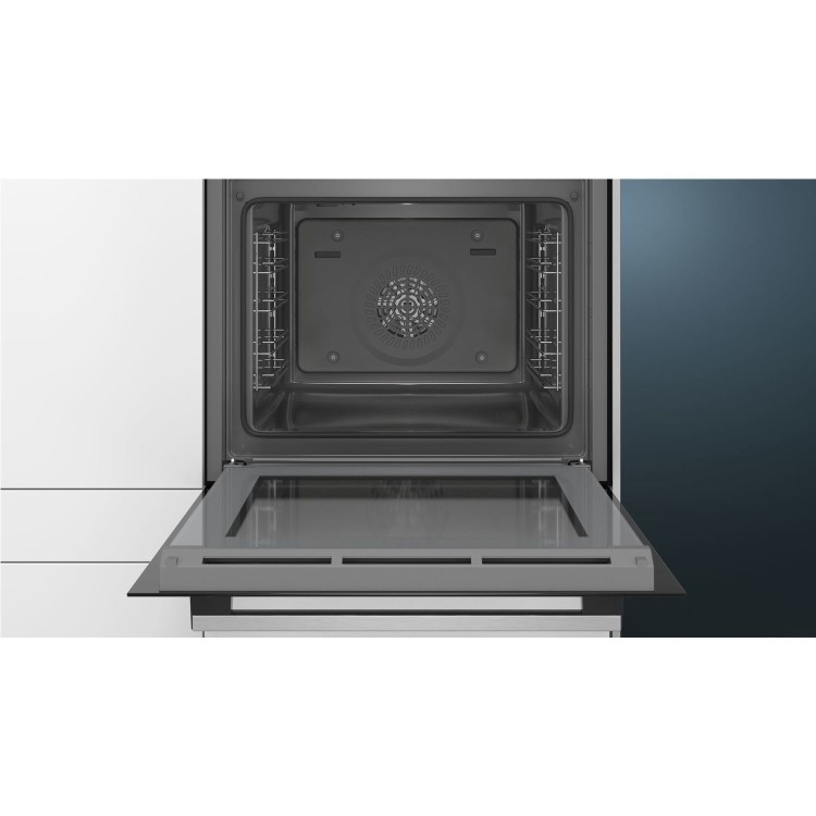 Refurbished Siemens iQ500 HR538ABS1 60cm Single Built In Electric Oven Stainless Steel
