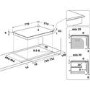 Hotpoint 77cm 4 Zone Ceramic Hob with Oval Dual Zone