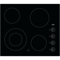 AEG HRA64100CB 60cm Four Zone Ceramic Hob Black