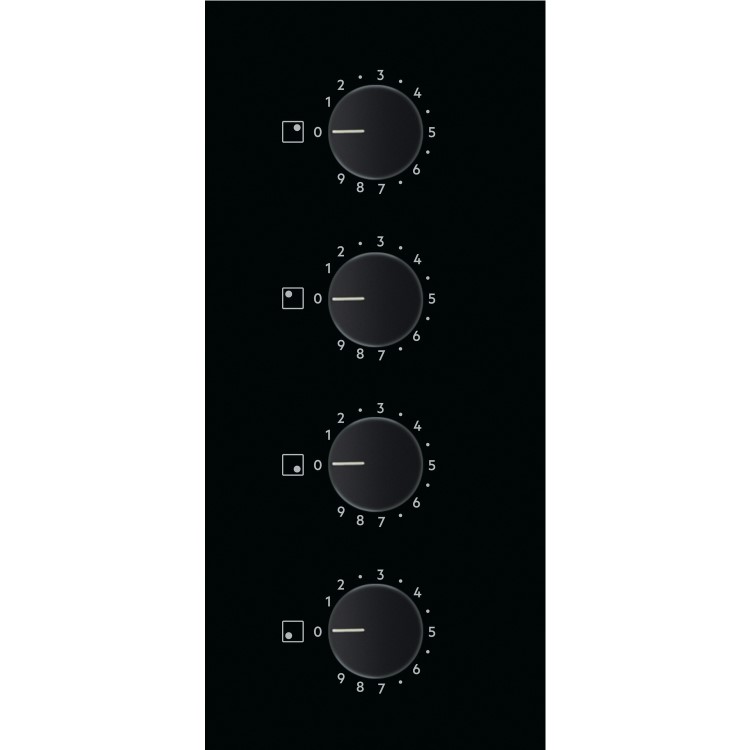 AEG HRA64100CB 60cm Four Zone Ceramic Hob Black