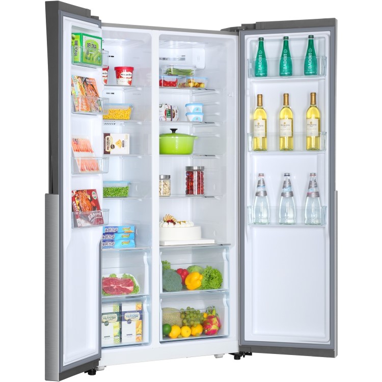 Refurbished Haier HRF-521DS6 Freestanding 518 Litre American Fridge Freezer