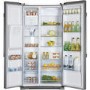 Haier HRF-628IN6 2-Door A+ Side By Side American Fridge Freezer With Ice And Water Dispenser Obsidian Black