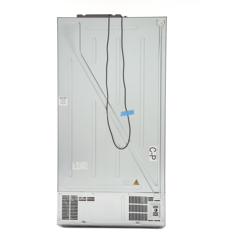 Haier HRF-628IN6 2-Door A+ Side By Side American Fridge Freezer With Ice And Water Dispenser Obsidian Black